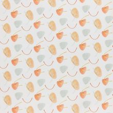 Tricot wit met oranje patroon - Poppy